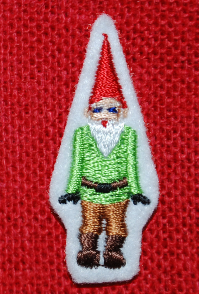 Gregarious Garden Gnome Embroidered Patch