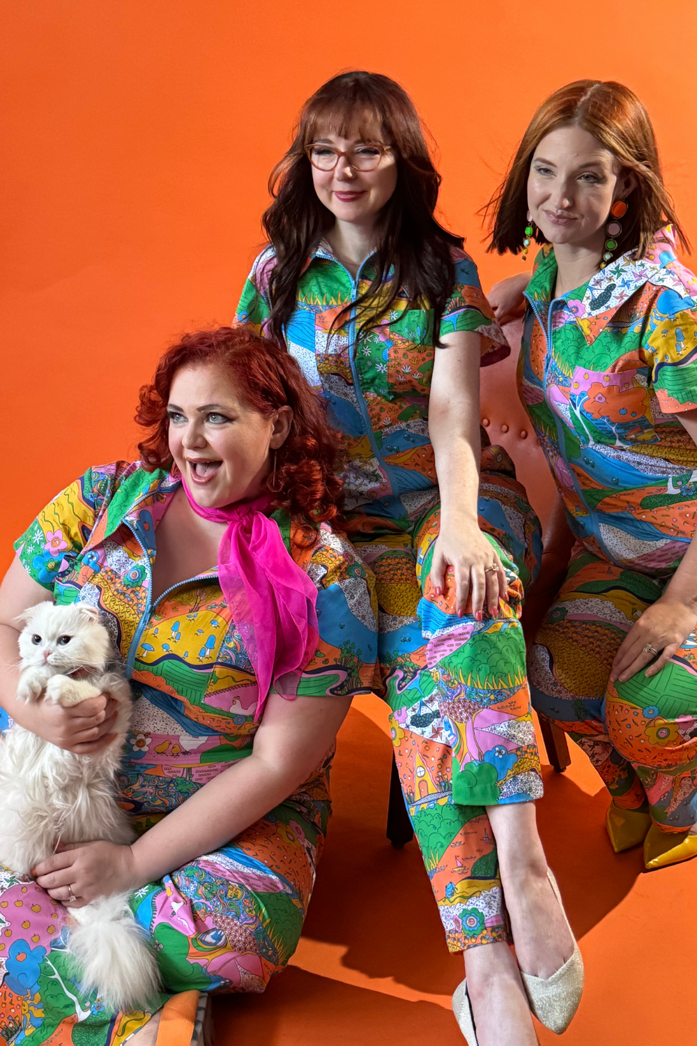 Landscape Jumpsuit in Rainbow Farm- Re-Stocked!
