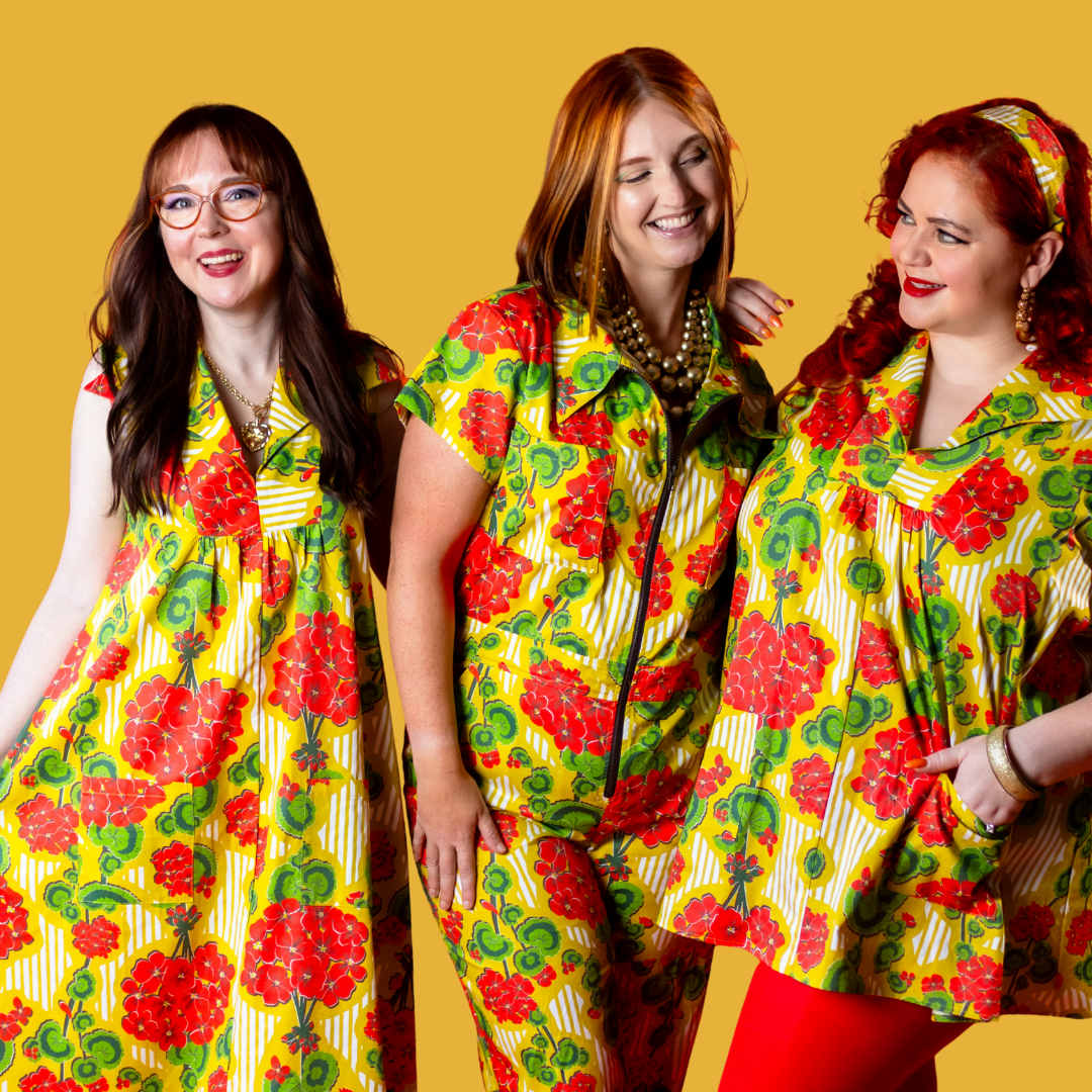 Modflower Wallpaper Jumpsuit in Sunshine