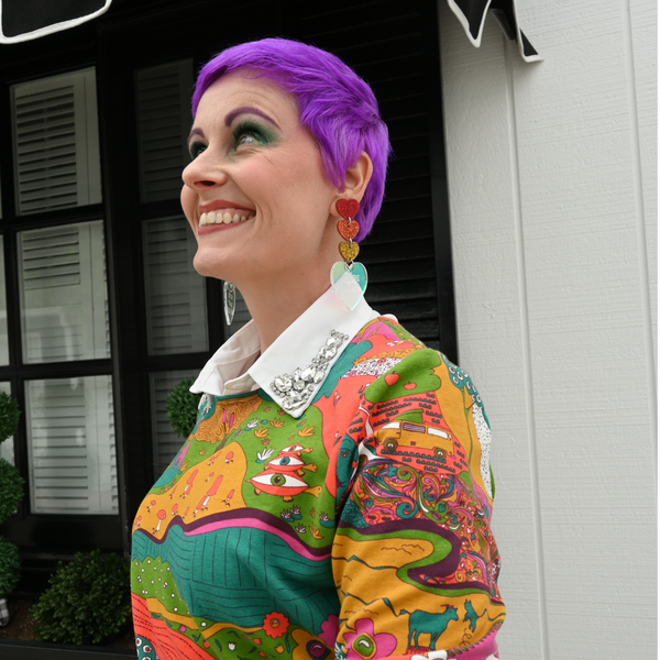 Landscape Pullover in Emerald main image 0