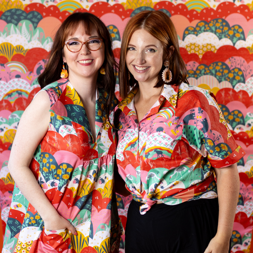 Glam Mini House Dress in Mint & Strawberry Meadow