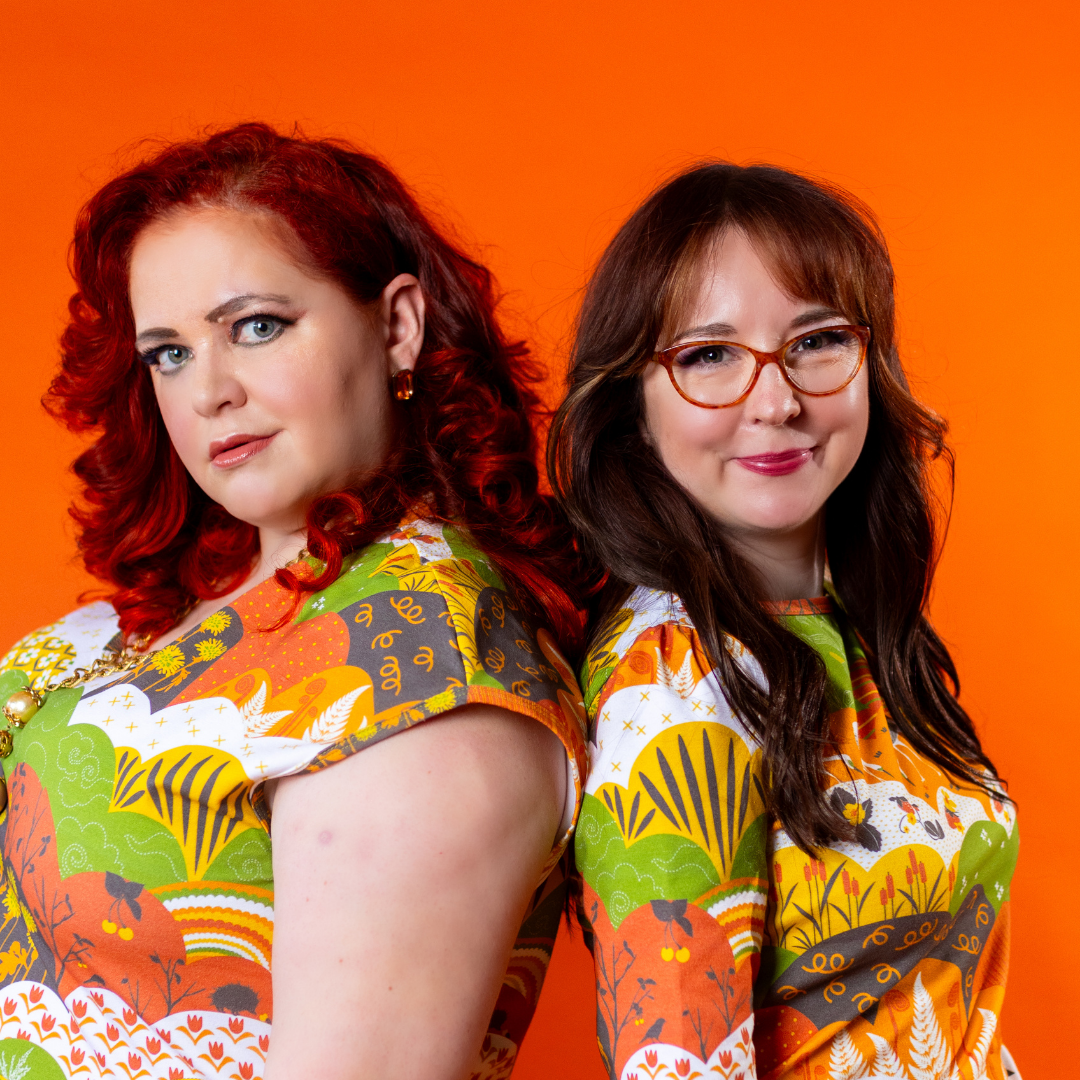 Earth-toned Meadow Print 3/4 Sleeve Tee