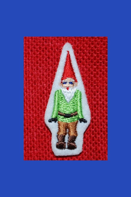 Gregarious Garden Gnome Embroidered Patch