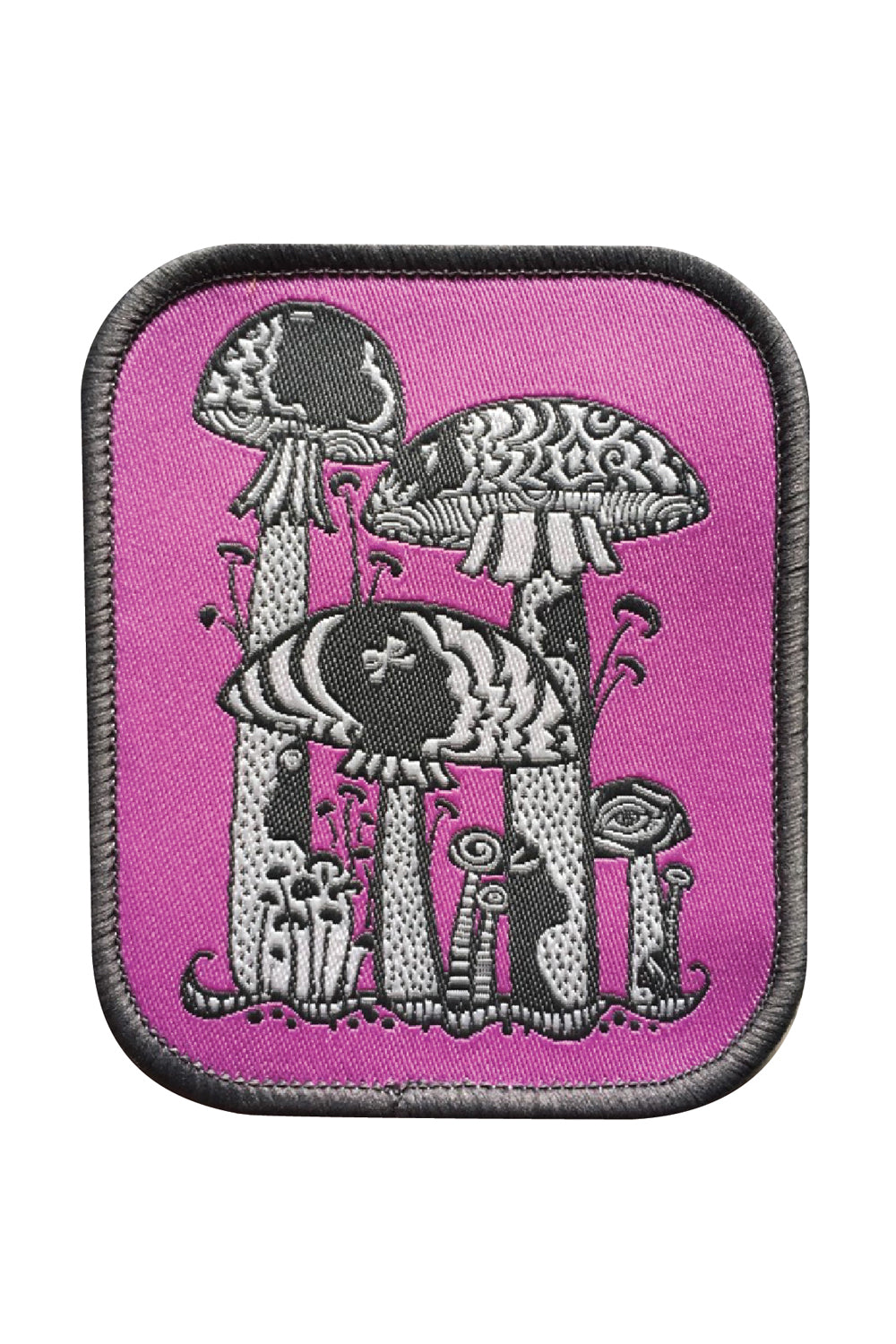 Psychedelic Fungirls Patch in Lilac and Smoke